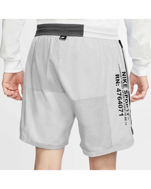Nike Multicolor Splicing Colorblock Sports Straight Shorts for men