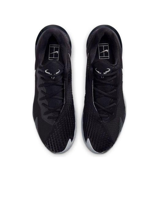 Nike Black Court Air Zoom Vapor Cage 4 Rafa Metallic' for men