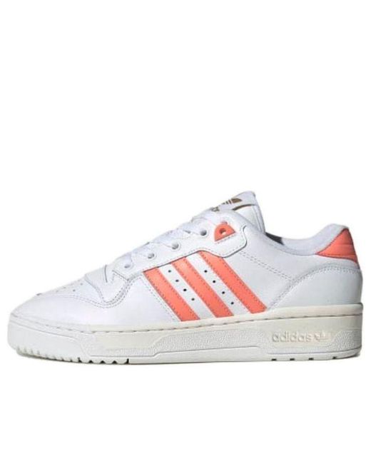 Adidas White (Wmns) Rivalry Low Coral Fusion'