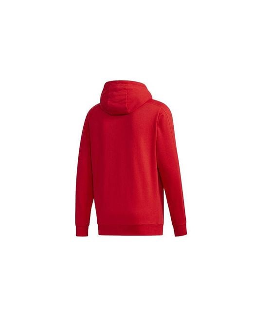 Adidas Red Casual Sports Pullover for men