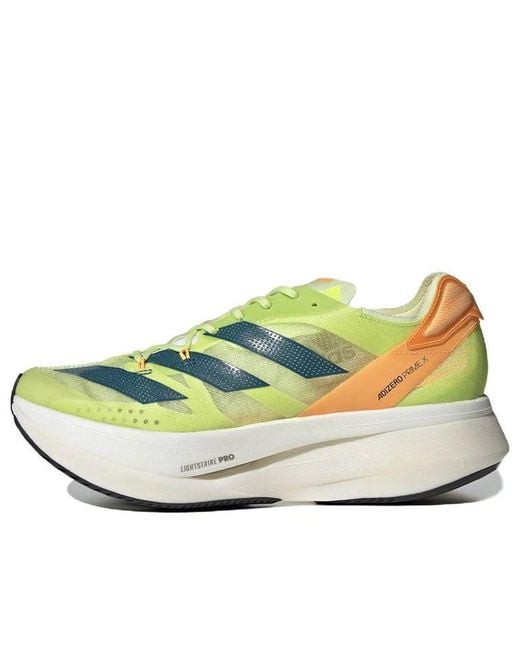 Adidas Multicolor Adizero Prime X Track Running Shoe For Green 11 Uk for men