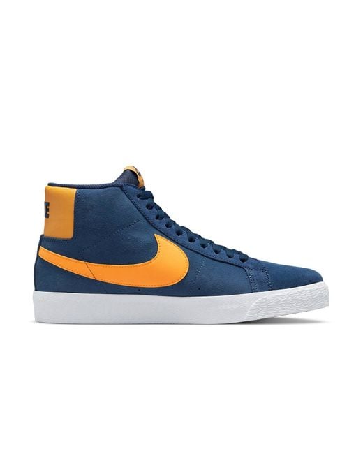 Nike Blue Zoom Blazer Mid Sb 'Michigan' for men