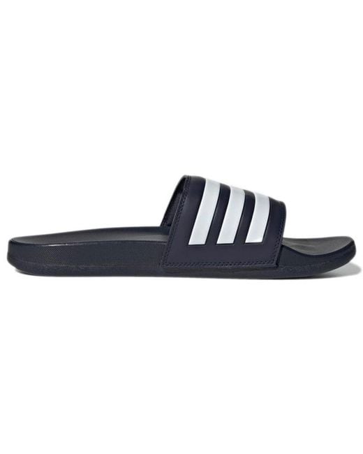 Adidas Blue Adilette Comfort Slide 'Legend Ink'