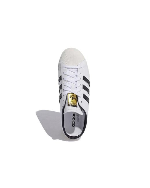 Adidas Gray Superstar Mule for men
