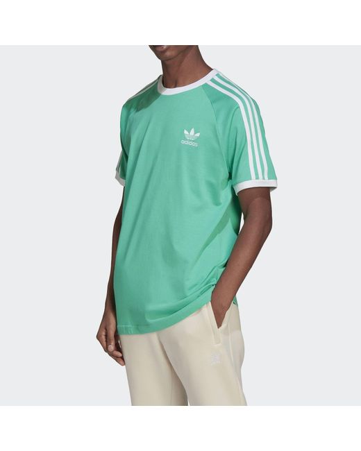 adidas adicolor classics white and green adidas shirt