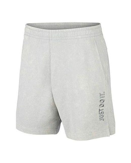 Nike Gray Sportswear Jdi Sports Shorts For Light for men