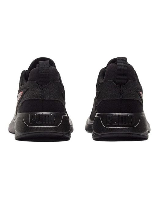 PUMA Black Disperse Xt Low Top Running Shoes for men