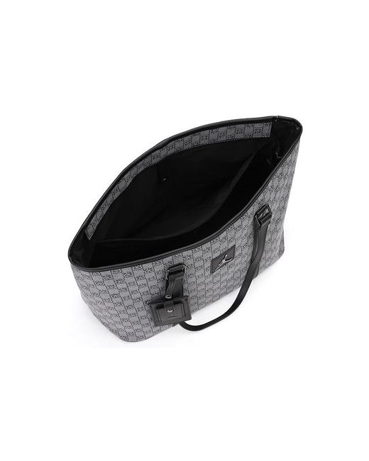 Nike Gray Monogram Tote Bag (32L) for men