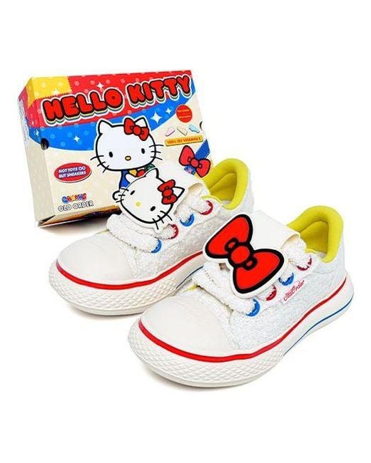 Old Order White X Sanrio Big Head Canvas 'Hello Kitty' for men