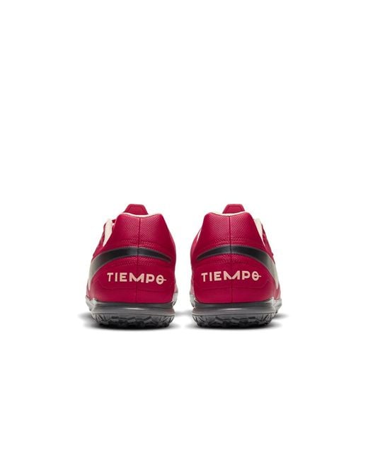 Nike Red Tiempo Legend 8 Club Tf Turf Dark for men