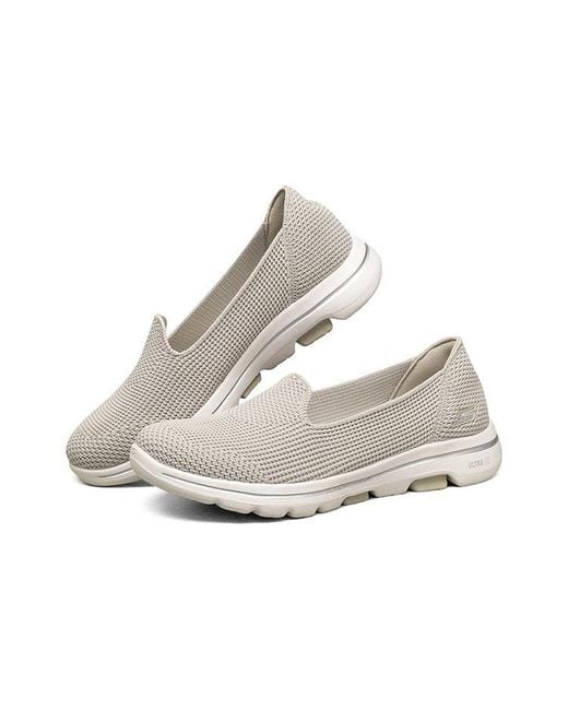 Skechers White (Wmns) Go Walk 5 Loafers
