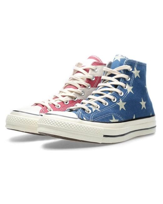 Converse Blue Chuck Taylor All Star 70S High 'Vintage Flag' for men