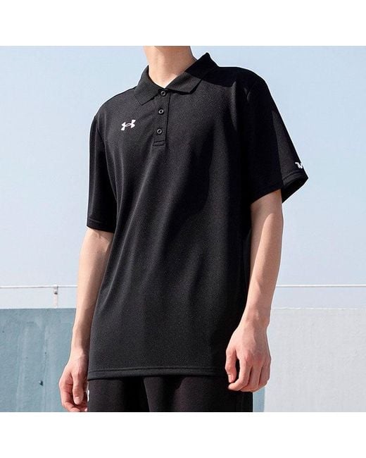 Under Armour Blue Causual Sports Training Ventilate Polo for men