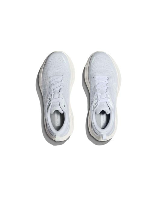 Hoka One One White Bondi 8 'Triple' for men