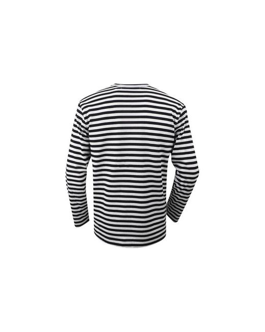 COMME DES GARÇONS PLAY Black Cdg Play Striped for men