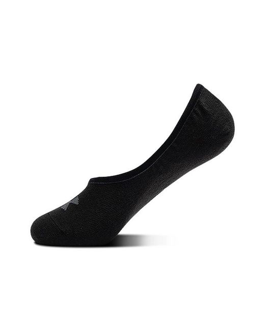 Under Armour Black Essential Lolo Liner Socks (3 Pack)