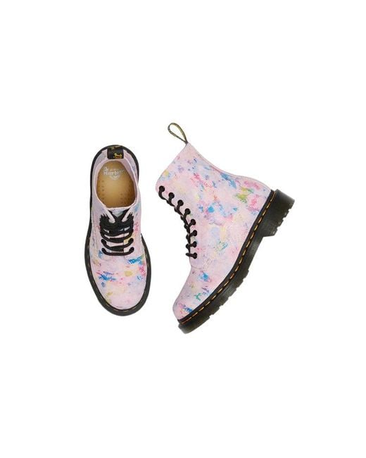 Dr. Martens Blue (Wmns) 1460 Pascal Suede Lace Up Boots