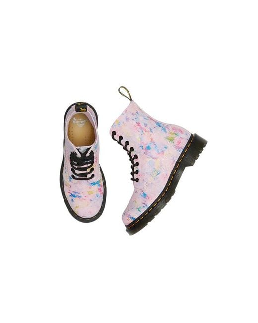 Dr. Martens Blue (Wmns) 1460 Pascal Suede Lace Up Boots