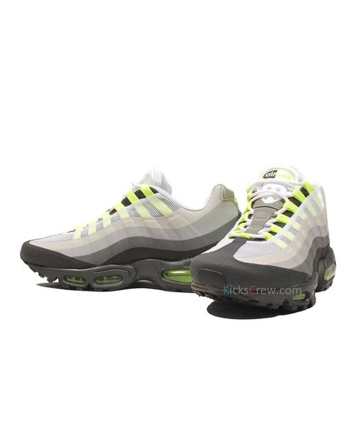 Nike Air Max 95 No Sew 'neon' in Gray for Men | Lyst