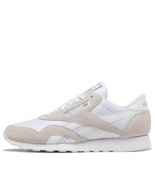 Reebok White Classic Nylon 'Cloud' for men