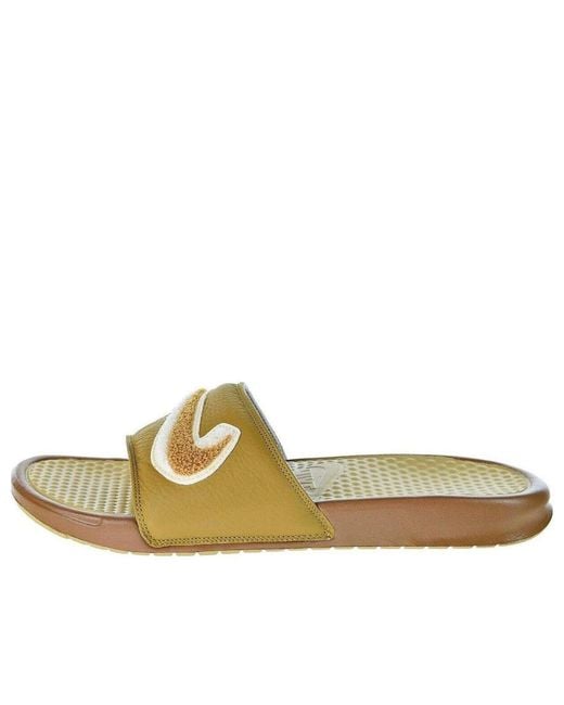 Nike Natural Benassi Jdi Slide 'Muted Bronze' for men