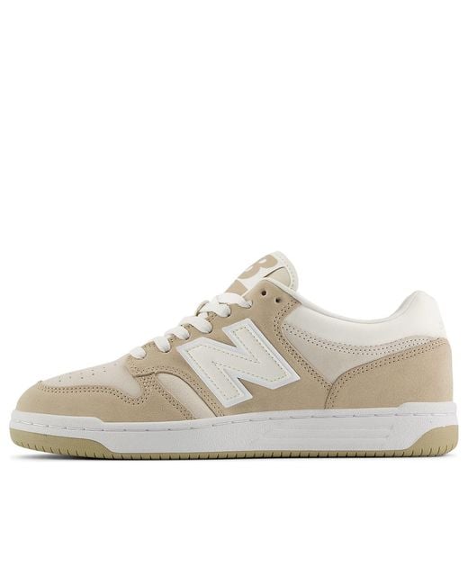 New Balance White 480 'Moonbeam Seasalt' for men