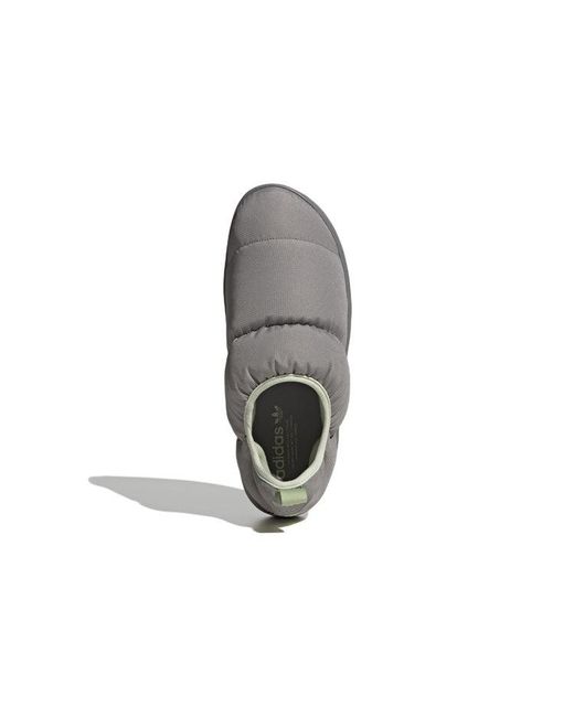 Adidas Gray Puffylette 'Charcoal Solid' for men