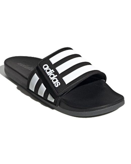 Adidas Black Adilette Comfort Adj for men