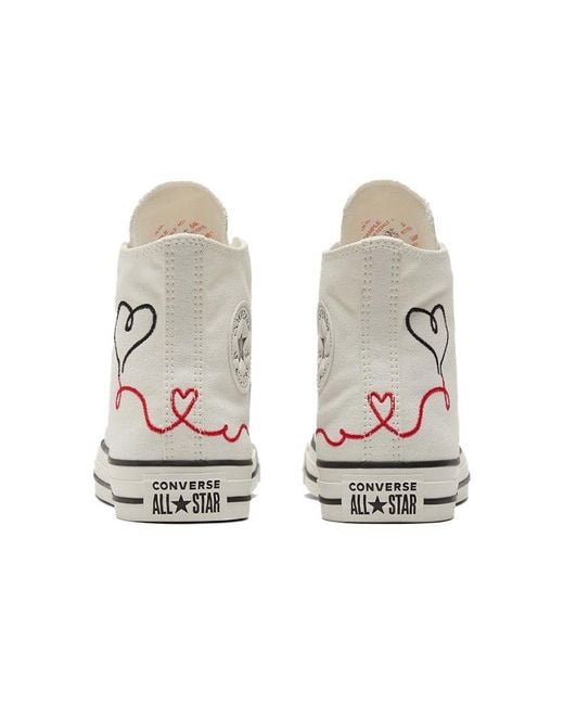 Converse White Chuck Taylor All Star High 'Made With Love for men