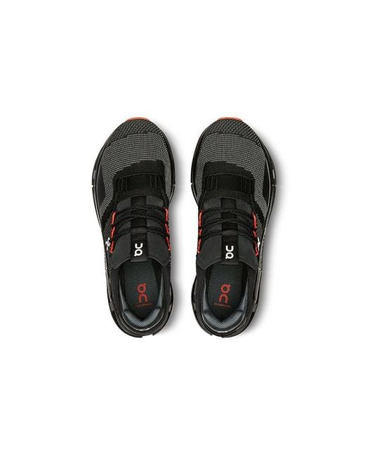 On Shoes Black Cloudnova Flame' for men