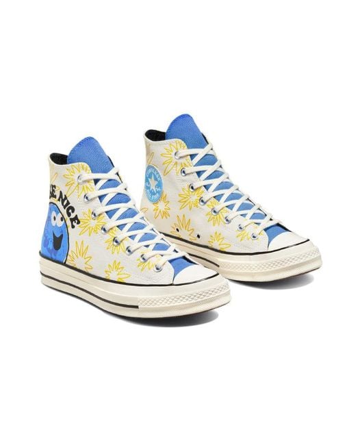 Converse Blue Chuck 70 High 'Sunny Floral