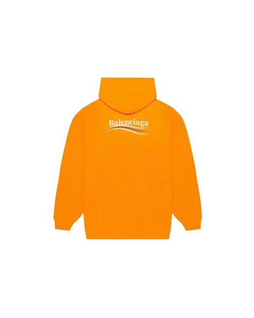 Balenciaga Orange (Wmns) Fw21 Logo Hoodie