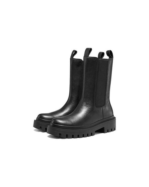Skechers Black (Wmns) Low Notch Boots