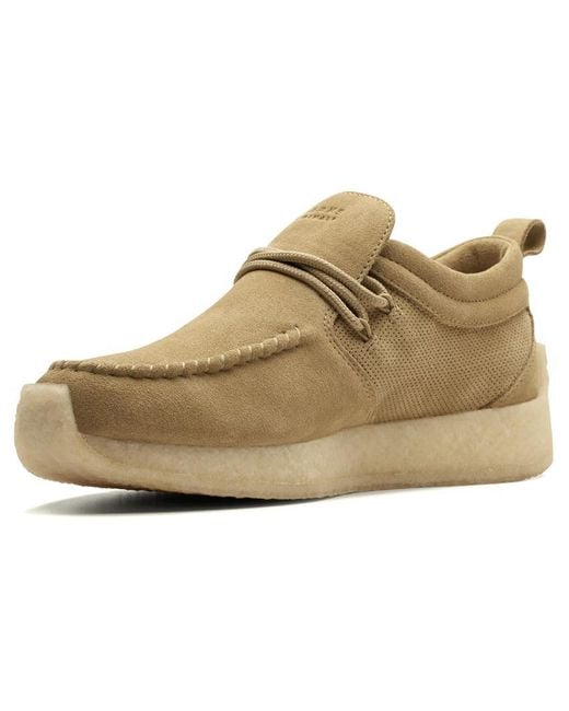 Clarks Natural Maycliffe Suede 'Dark Sand' for men