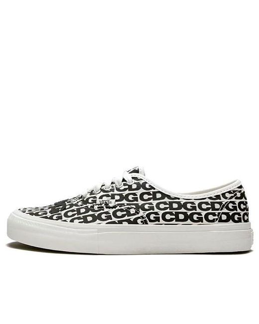 Vans White Comme Des Garcons X Authentic 'Cdg' for men