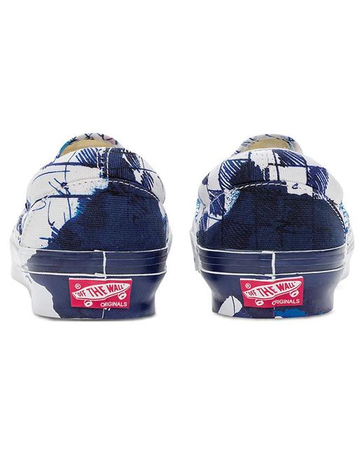 Vans Blue Connor Tingley X Og Classic Slip-On Lx 'Checkerboard for men