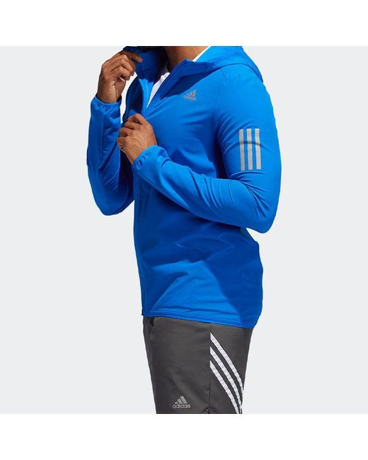 Adidas Blue Own The Run Jkt Running Sports Jacket for men