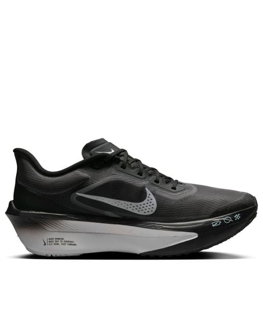 Nike Black Zoom Fly 6 Light Smoke' for men
