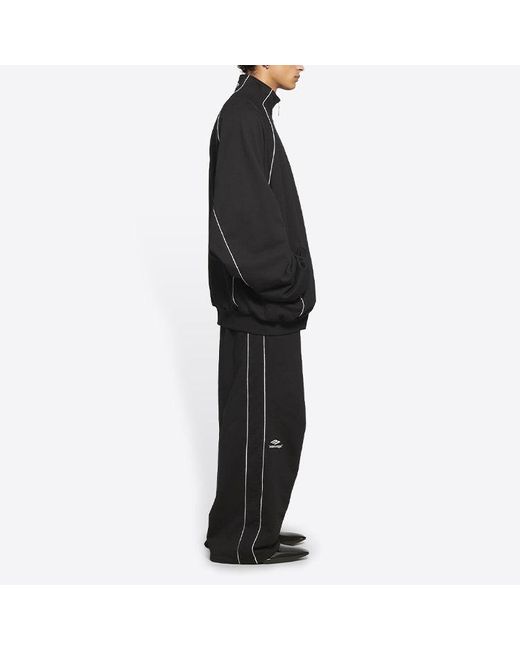 Balenciaga Black 3B Sports Icon Tracksuit Jacket