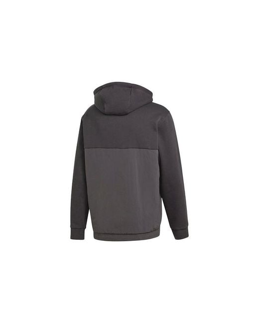 Adidas Gray Originals Tlm 02 Hoody Casual Sports Hooded Pullover for men