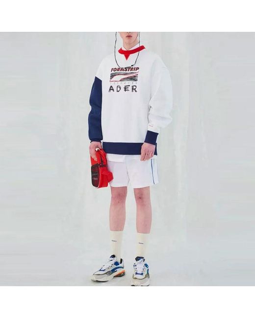 PUMA Blue X Ader Error Crew Neck Pullover Sweatshirt for men