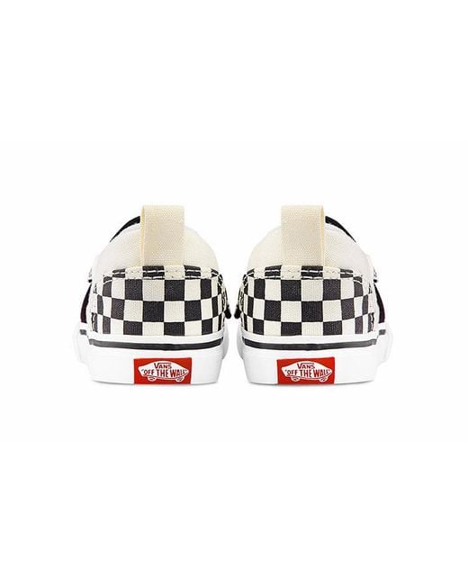 Vans Black (Td) Asher V 'Checkers for men