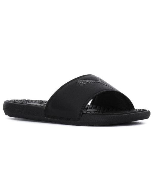 PUMA Black (Wmns) Cool Cat Sport Glitter Slipper