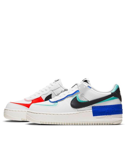 Nike Blue (Wmns) Air Force 1 Shadow