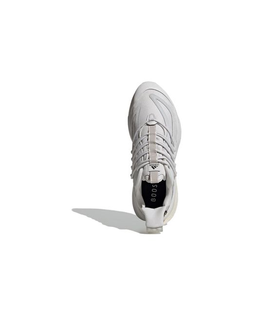 Adidas White Alphaboost V1 for men