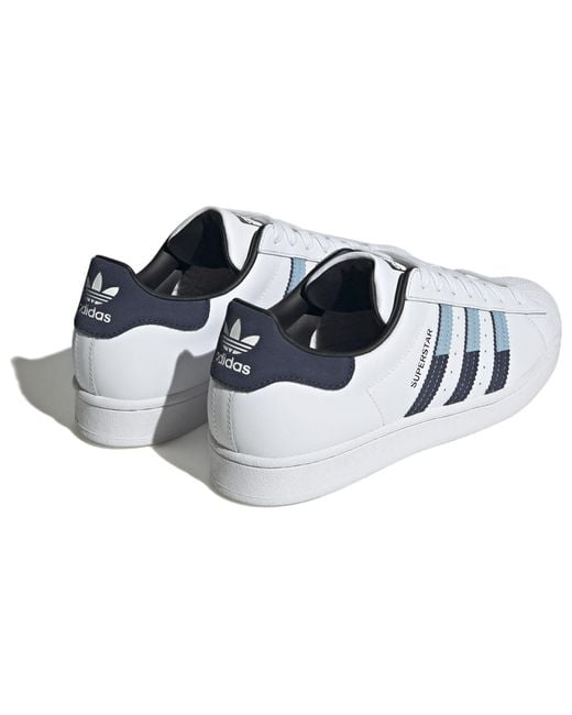 Adidas Blue Superstar Shoes for men