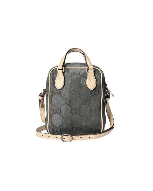Gucci Black (Wmns) Logo Printing Off The Grid Backpack