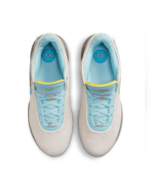 Nike Blue Lebron 20 'Unknwn Message for men