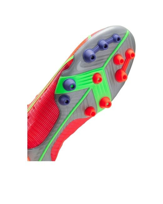 Nike Red Mercurial Superfly 8 Elite Ag Artificial Grass Neon' for men