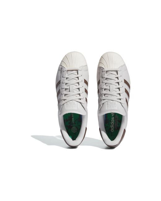 Adidas White Originals Superstar Golf Shoes One Off' for men